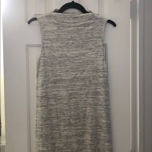 Mock neck midi dress